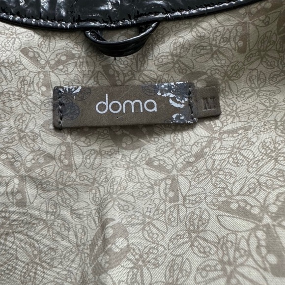 Doma Patent Leather Multi Zipper Jacket Black SZ 
Medium Edgy Streetwear EUC - Picture 2 of 11